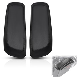 WOWTK Waterproof Saddlebag Speaker Audio Lid Bras,PU Leather Saddlebag Speaker Lid Covers fits for Harley 2014-2024 Touring Road Glide FLTRX Electra Glide FLHT Road King FLHR Street Glide FLH