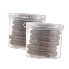 Baluue 12pcs Dual-sided Makeup Sponges Soft Absorbent Non-slip Design for Wet or Dry Foundation Powder Washable for Reuse Beauty Tool