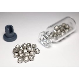 Magnesium Metal Beads/Shot 99.99% Pure Element 12 Mg Chemistry Sample, Very Light Metal ! - Science experiment - Chemistry kit - Periodic Table, Element Collection, Alkaline Earth Metal