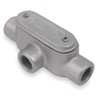 Conduit Outlet Body w/Cover, Iron, T
