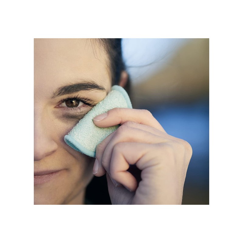10 Reusable Make-Up Removal Pads Made Of Bamboo And Cotton,