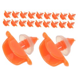 Ciieeo 20pcs DIY Duck Beak for Repair and Crafting Replacement Mouth Accessories with Smooth Surface Safe and Lightweight for Doll Duck Mouth Restoration