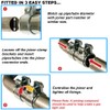 BITS4REASONS E-TECH EC008 New Model Heavy Duty Adjustable Exhaust Pipe