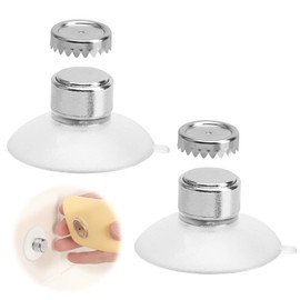 Pack of 2 Magnetic Soap Holder, Magnetic Soap Holder, No Drilling, Soap Holder, Suction Cup, Stainless Steel Soap Holder for Shower, Sink, Bathroom and Kitchen