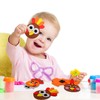 12 Pieces Thanksgiving Turkey Head Magnet Craft Kit Self-Adhesive DIY