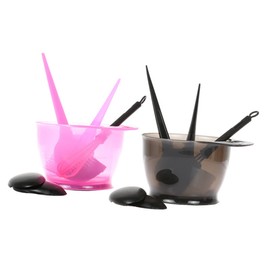LALAFINA Complete Hair Care Kit Hair Dye Tools Set for Coloring Includes Bowl Comb Earmuffs Brush Perfect for Salon Home