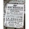 SMARTAIAN Bathroom La Douche Wall Sign Vintage Metal