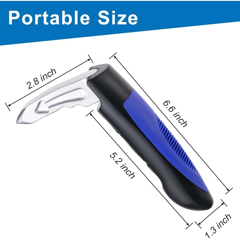 Husfunov Car Door Handle for Elderly, Assist Support Blue-1Pcs