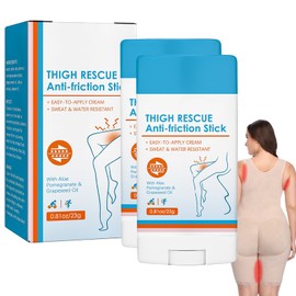 Anti Chafing Cream 2 PCS Anti Chafe Stick Chafing Stick Anti-Chafing Gel Waterproof Chafe Stick Anti Chafe Balm, Anti Friction Stick for Heel, Lower Arm, Thigh, Legs, Skin Protection - 23g