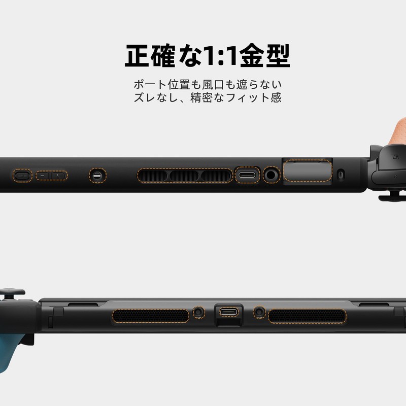 Savage Raven by Skull & Co. Switch2専用カバー「GripCase2」純正ドック対応 人間工学デザイン 三種類交換可能グリップ 精密軽量「単品」「ネオンブルーレッド」