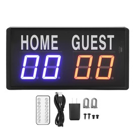 Electronic Scoreboard Electronic Scoreboard Digital Scoring Board Scoring Board Sports Timer Competition Soccer Basketball Ping Pong Volleyball Sports