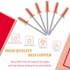 Hilitchi Dome Head Red Copper Blind Rivets Self-Plugging Open End