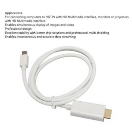 Mini DisplayPort to HDMI Adapter, Mini DP to HDMI Converter for MacBook, for Surface Pro Monitor Projector, Mini DP to HDMI Adapter (1m)