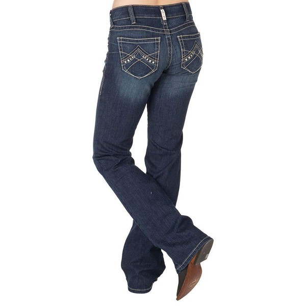 Ariat Women's R.E.A.L. Riding Midrise Bootcut Jean - Blue -
