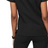 FIGS Casma Three-Pocket Scrub Top for Women – Black, XS