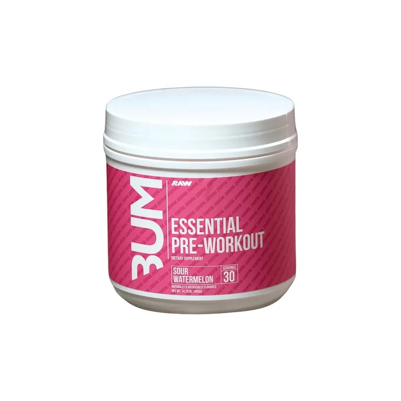 Pre Entreno Cbum Essential Pwo Raw Nutrition 30 Servicios Sabor