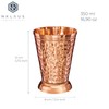 NKlaus 2 x 155 g copper cups pure copper (100%)