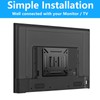 TETVIK Monitor Wall Mount Most 14-24“ TVs Computer Universal Low