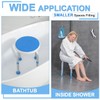 SOUHEILO Adjustable Shower Chair for Inside Shower, HSA/FSA Eligible Round