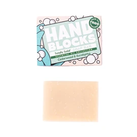 Hand Blocks: Cedarwood & Eucalyptus - Cold Processed Natural Soap Bars - Plastic, Palm, SLS, SLES & Paraben Free