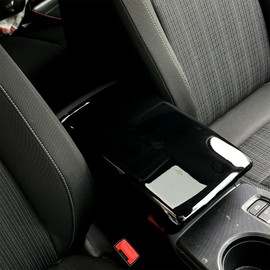 YINGTUU for Honda Civic 11th Gen 2022 2023 2024 2025 Accessories Car Interior Center Console Armrest Box Protector Cover Glossy Black
