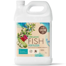 1 Gallon Organic Fish Emulsion Fertilizer for Plants - Ideal Liquid Fish Fertilizer for Plants, Flowers, Fruits & Vegetables, 2-3-1 NPK - Sustainably Sourced and Hydrolyzed for Steady Growth