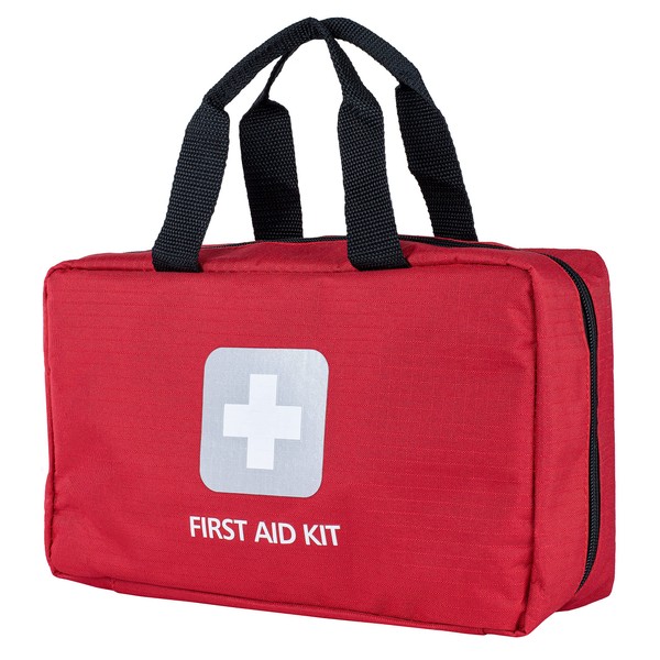First Aid Kit – 291 Pieces of First Aid Supplies | Hospital Grade Medical Supplies for Emergency and Survival Situations | Ideal for Car, Trucks, Camping, Hiking, Travel, Office, Sports, Pets, Hunting, Home