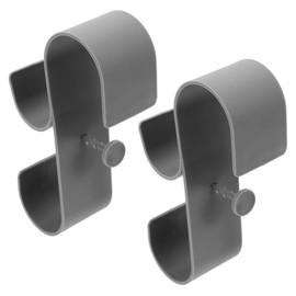 BESPORTBLE 2pcs Pool Hooks for Organizing Equipment Heavy Duty Plastic Hangers for Towels Skimmers Accessories Durable Material for Outdoor Use