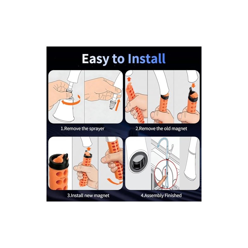 RP80977 Magnet Replacement Kit for Delta Kitchen Faucet -Fits Delta