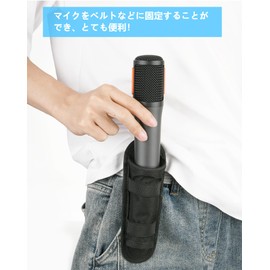 SHEAWA for JBL PartyBox Wireless Mic Fixed Holder Case Clip Mic to Belt Convenient Nylon Heavy Duty Accessories