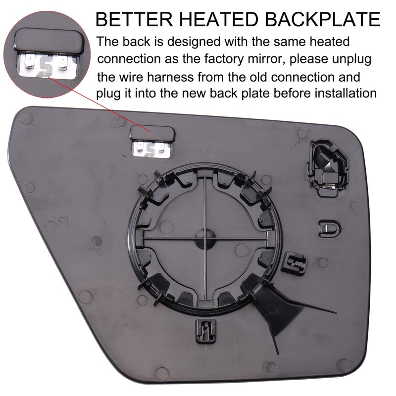 Driver Side Mirror for Ford F150 2021-2025 with BSD Heated