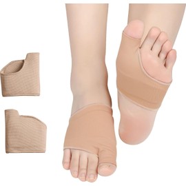 Flomiara 1 Paar Mittelfuß-Pads für Damen und Herren, Ballenschutz für Herren, Ballenfußkissen zur Schmerzlinderung, Metatarsalgie, Morton-Neuralgie, Schwielen (Hautton, rutschfest, klein)