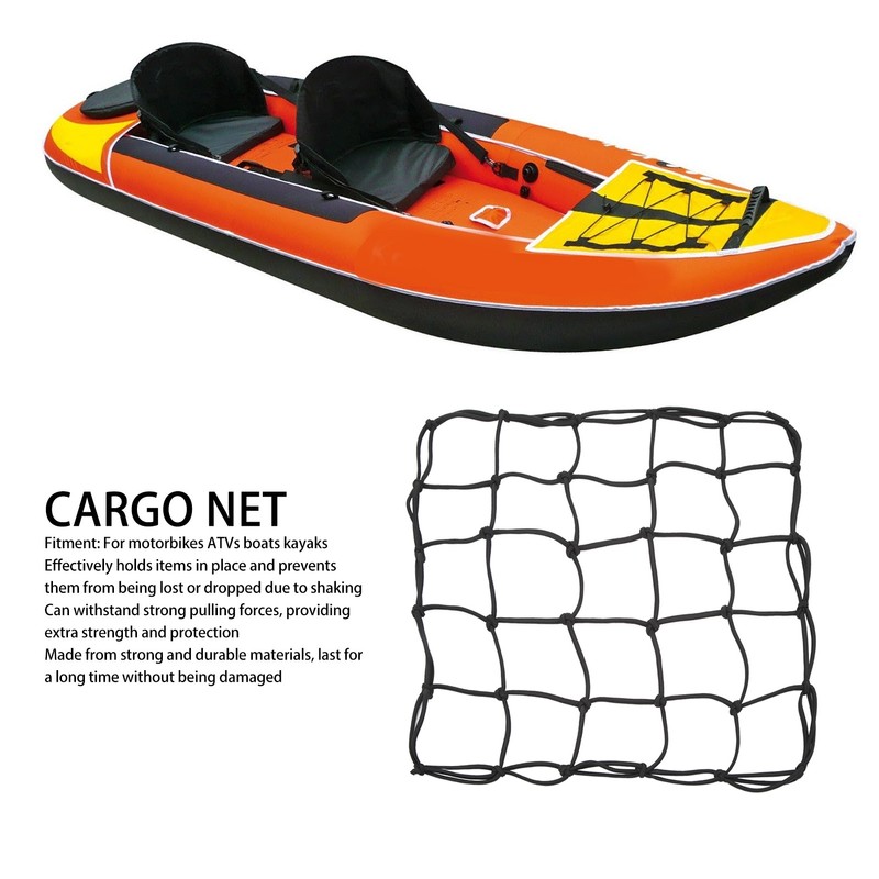 15 Inch Cargo Net Elastic Powerful Protection Versatile High Strength