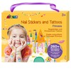 Creative Set Nail Stickers & Tattoos Princess Temporary Stickers for