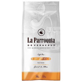 LA PARROQUIA DE VERACRUZ - Bolsa de Café de Grano Tostado, 780 g, Café Puro 100%, Seleccionado y Elaborado con Alta Calidad, Café con Aroma Intenso y 