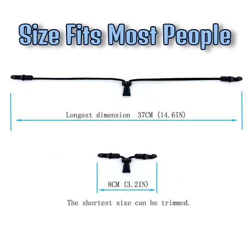 Mask Extender, Face Mask Holder, Anti-Slip Mask Buckle Strap (4pcs)