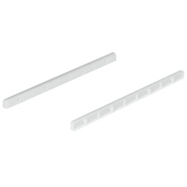 Drawer Runners Guide Rails Plastic Slides for 17mm Grooved Drawers Length 285mm Qty = 1 Pair / 2 Pieces) Inc Screws