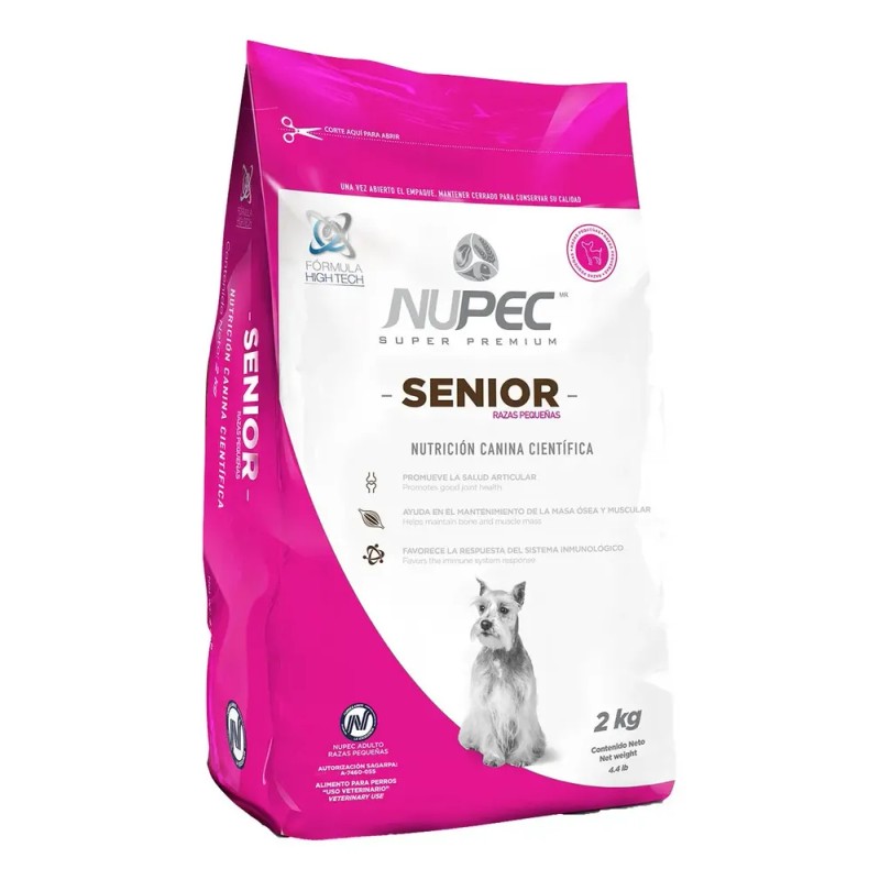 Nupec Senior Razas Pequeñas Bolsa 2 kg