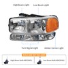 DWVO Headlight Assembly Compatible with 1999 2000 2001 2002 2003