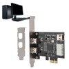 PCI -E 1X to 3-port 1394A (2 out of 1)