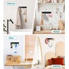 RELBRO Key Holder Wall Mount, Black Metal Key Hanger Self