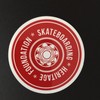 Skateboarding Heritage sticker, 3" round