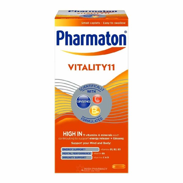Pharmaton Vitality11 Multivitamins & Minerals 100 Caplets