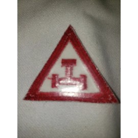 Royal Arch Masonry  Iron-On Patch Capitular Masonry  Emblem  1 1/2" Wide  NOS