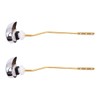 WANGCL 2 Pack Universal Side Mount Toilet Handle Tank Flush
