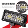 7"inch LED 2400W Work Light Bar Flood Spot Combo Fog