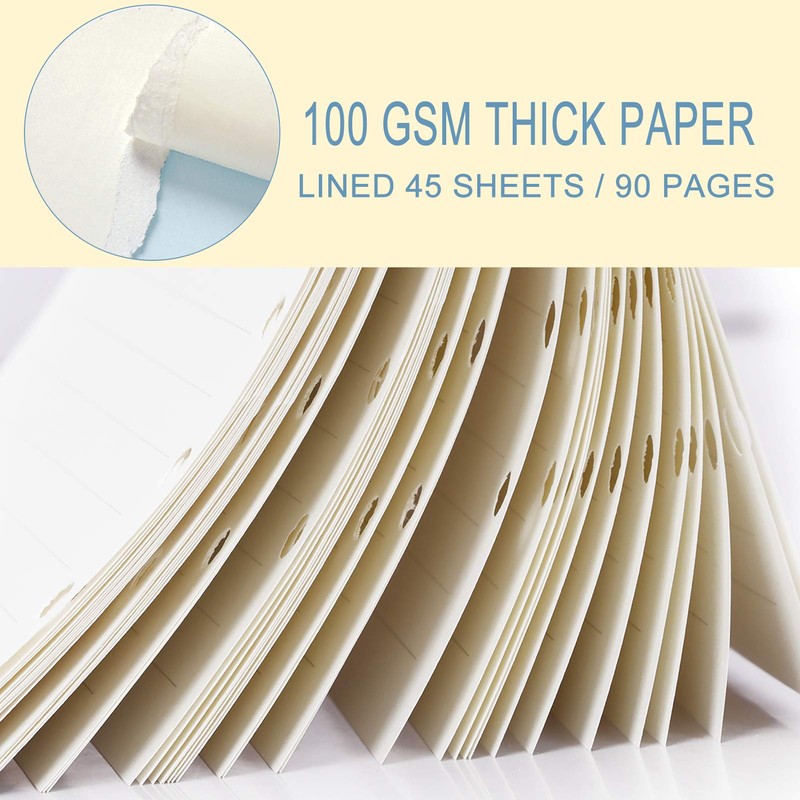 Toplive A6 Ring Binder 6 Round Ring Binder Transparent PVC