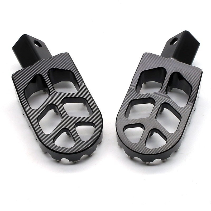 MZS Dirt Bike Foot Pegs, Motorcycle Wide Footpegs Front Pedal