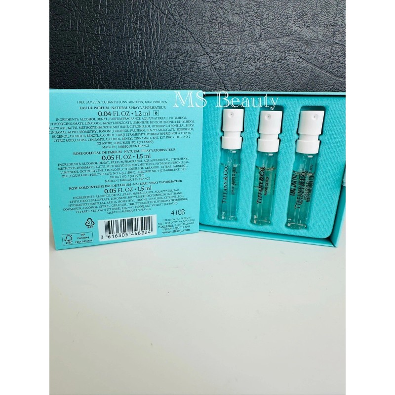 Tiffany & Co Women Perfume Gift Set Sample Size 1.2ml