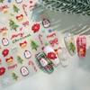 Christmas Nail Stickers 5D Embossed Cute Christmas Tree Penguin Nail